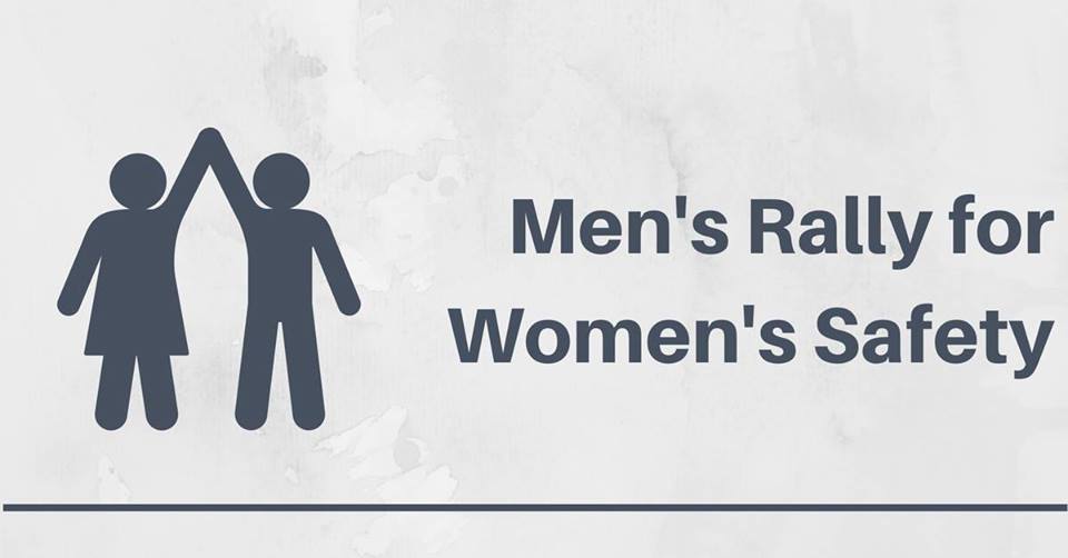 Men's Rally For Women's Safety Poster