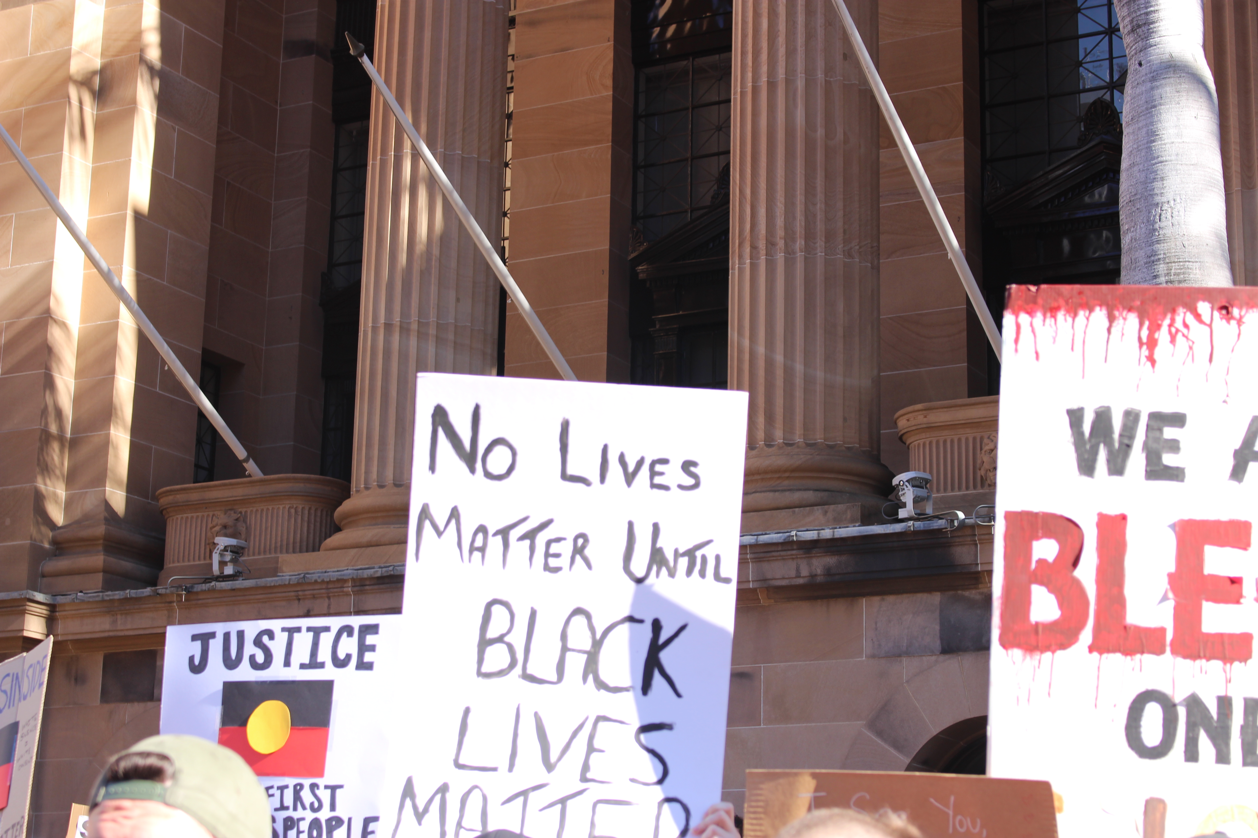 BLM Rally - Rally Posters [4ZZZ/Lillian Rangiah]