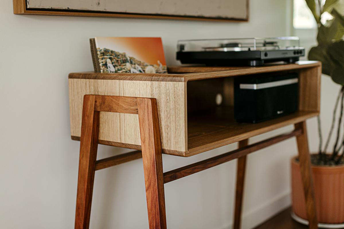 Stork Furniture LP Cool Jay Record Console