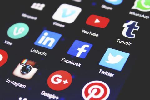 Image of various social media apps