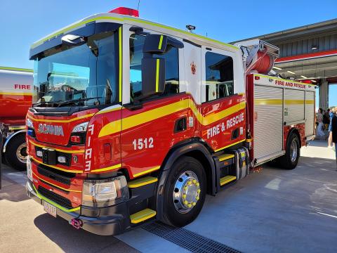 QFRS Fire Engine