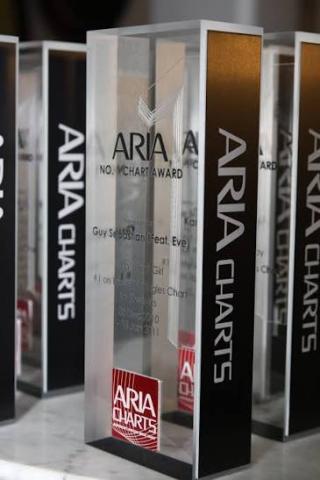 Image of an ARIA award