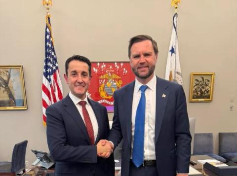 JD Vance and David Crisafulli
