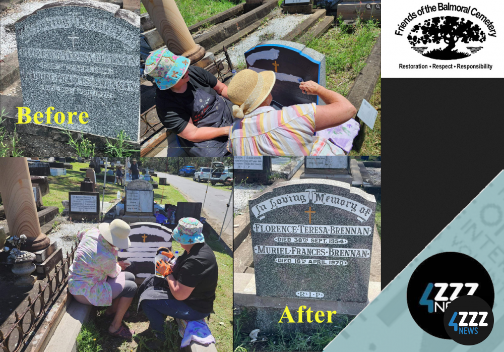 Balmoral Cemetery - Resting place of a local WW1 Indigenous digger and WW1 nurse - upcoming workshops