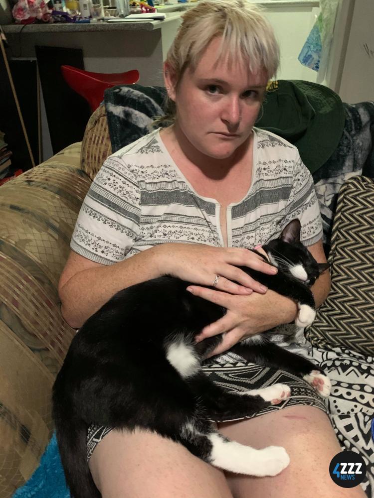 Claire and emotional support cat, Cthulhu Claire Fitzpatrick and emotional support animal, Cthulhu face an uncertain future