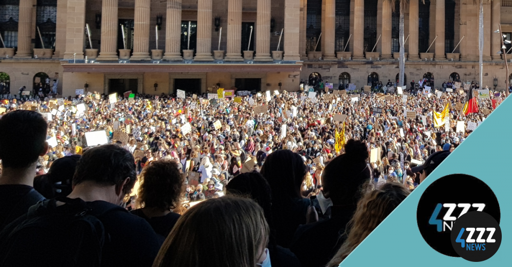 BLM Rally - King George Square [4ZZZ/Alexis Pink]