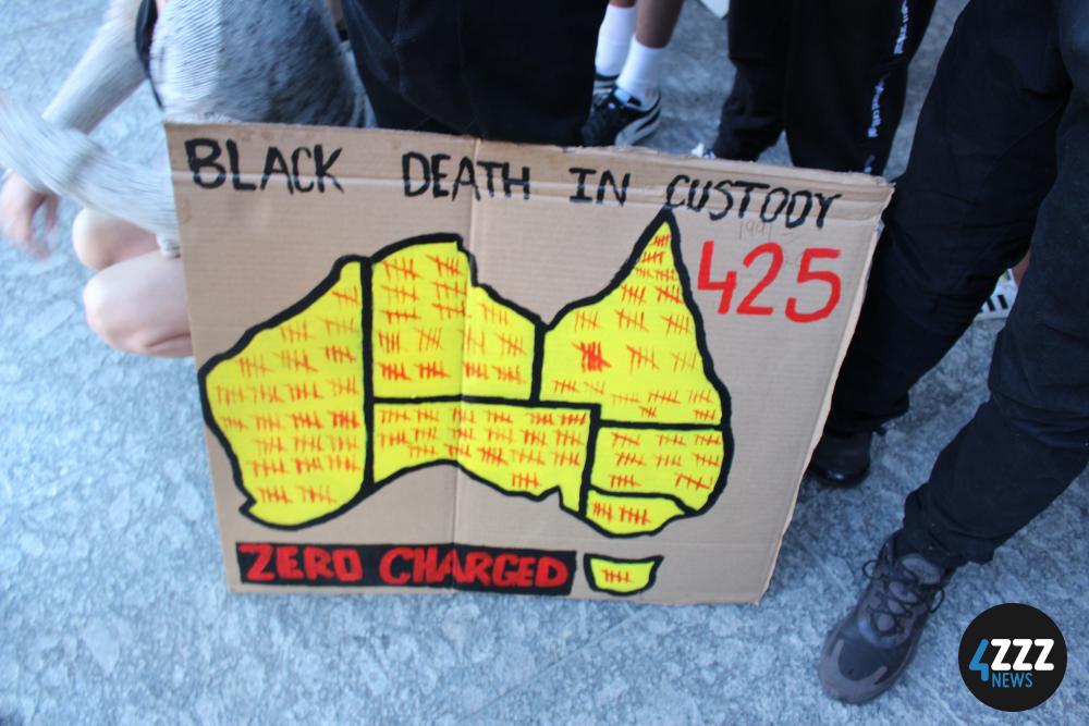 BLM Rally - Rally Poster [4ZZZ/Lillian Rangiah]