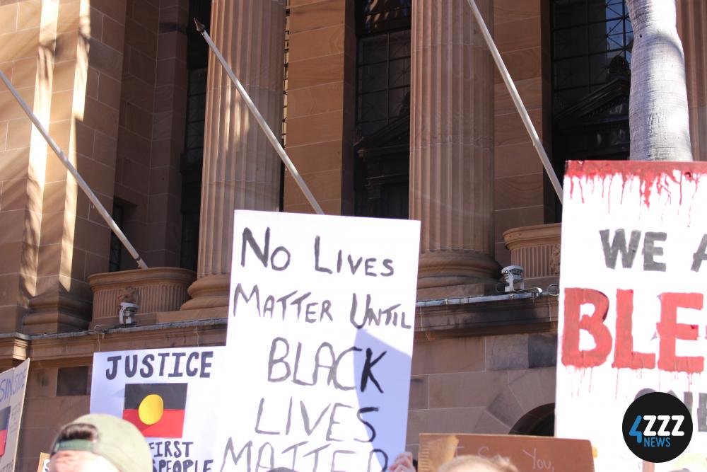 BLM Rally - Rally Posters [4ZZZ/Lillian Rangiah]