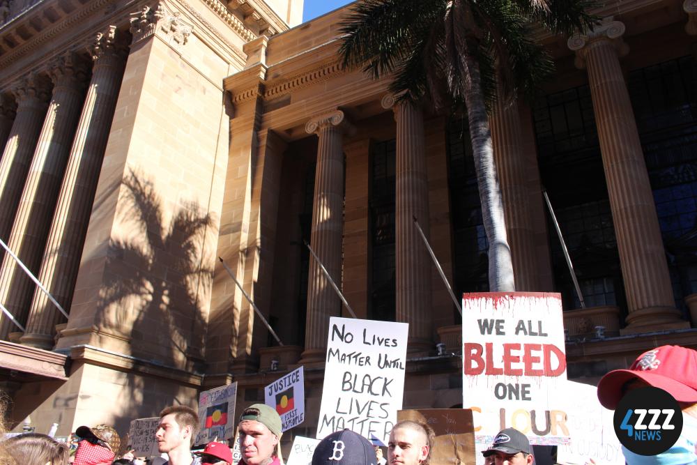 BLM Rally - Rally Posters [4ZZZ/Lillian Rangiah]