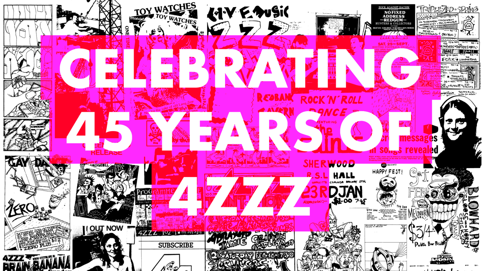 Celebrating 45 Years of 4ZZZ